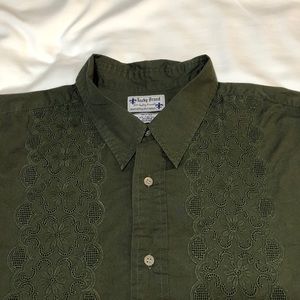 Lucky Brand Floral Embroidered Front